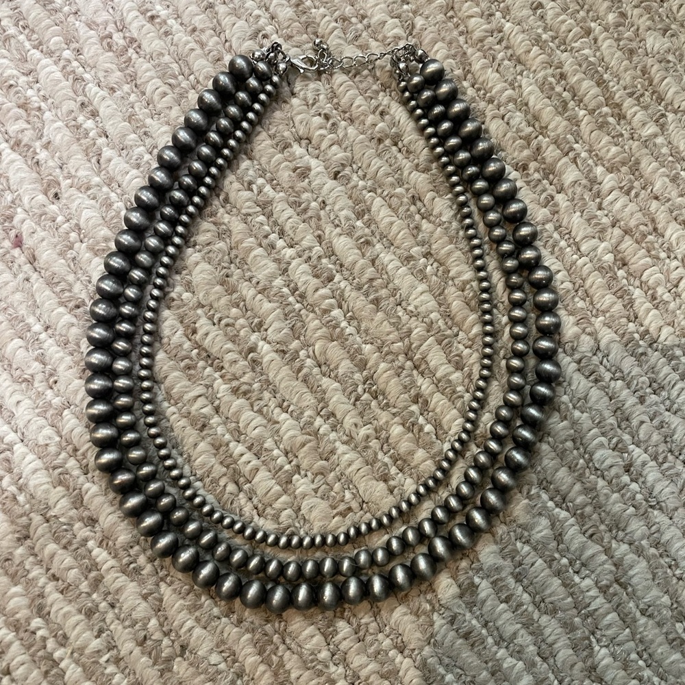 Faux Navajo pearls